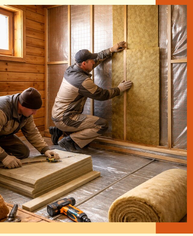 Утепление бани изнутри в Омске под ключ от 4355 руб./м² | ТепломастерОмс