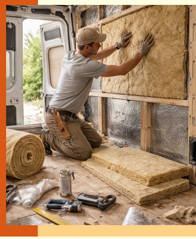 Утепление кемпера под ключ в Омске с гарантией качества