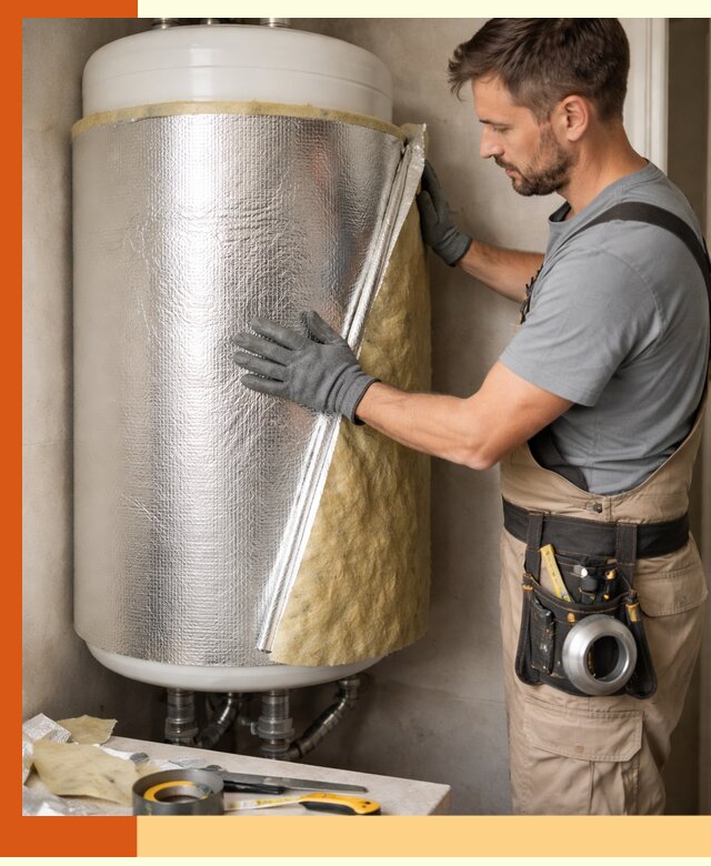 Утепление бойлера в Омске для снижения теплопотерь и экономии энергии